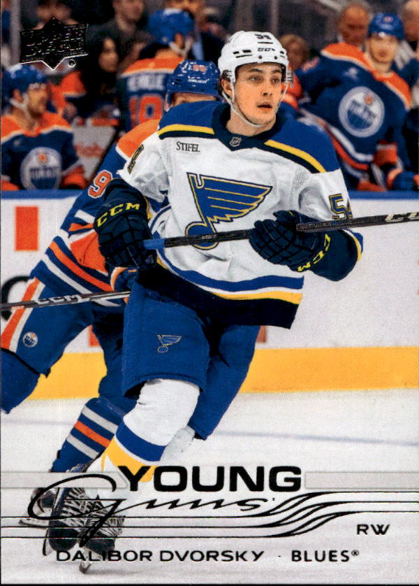 Rookie Young Guns DALIBOR DVORSKÝ 25-26 UD Series 1