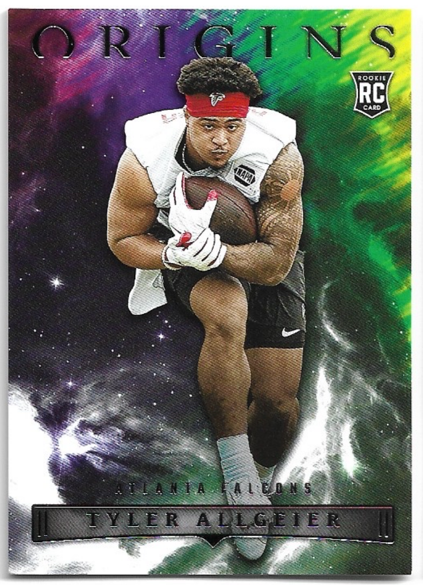 Rookie TYLER ALLGEIER 2022 Panini Origins Football