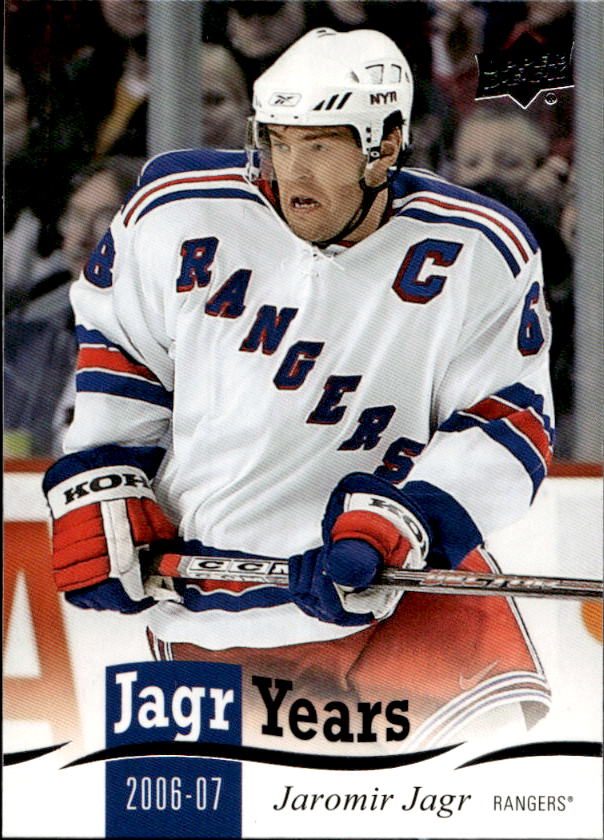 Jagr Years JAROMÍR JÁGR 18-19 UD Series 1