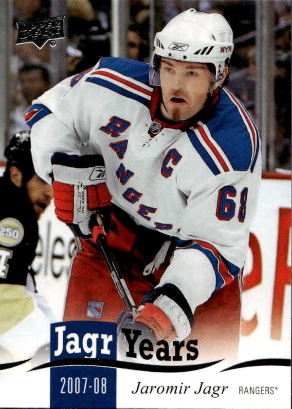 Jagr Years JAROMÍR JÁGR 18-19 UD Series 1