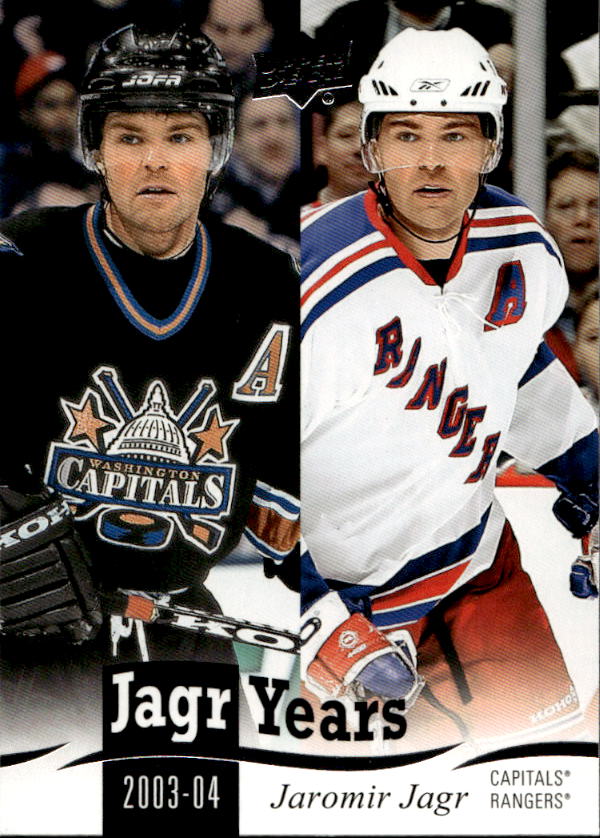 Jagr Years JAROMÍR JÁGR 18-19 UD Series 1