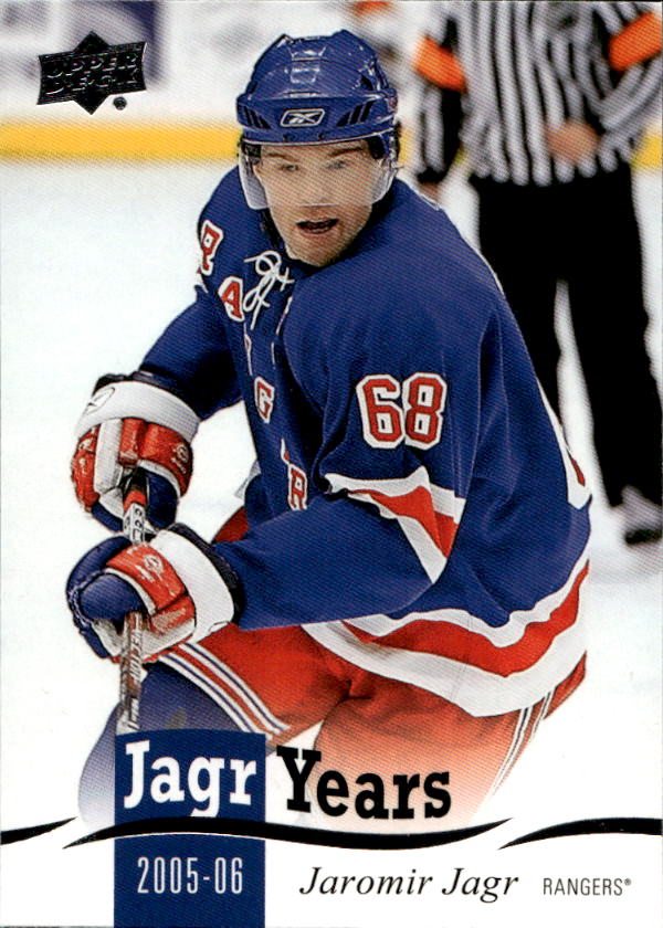 Jagr Years JAROMÍR JÁGR 18-19 UD Series 1