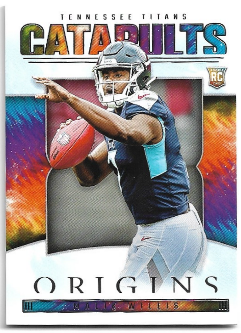 Catapults Rookie MALIK WILLIS 2022 Panini Origins Football