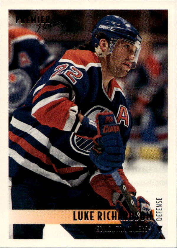 LUKE RICHARDSON 94-95 Topps Premier