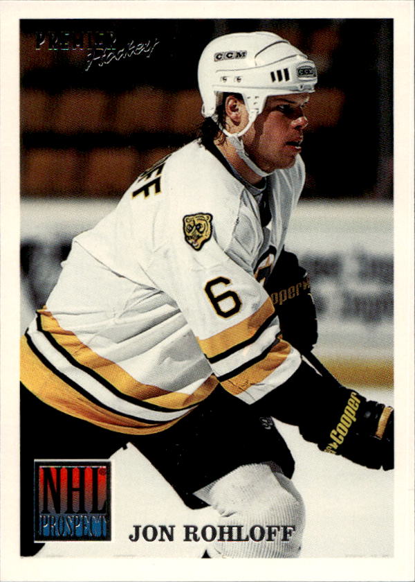Rookie NHL Prospect JON ROHLOFF 94-95 Topps Premier