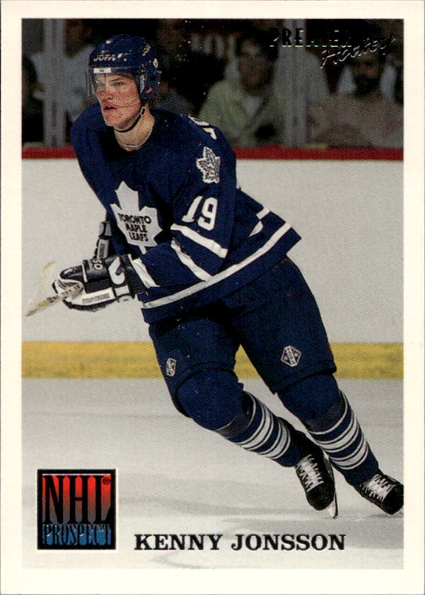 Rookie NHL Prospect KENNY JONSSON 94-95 Topps Premier