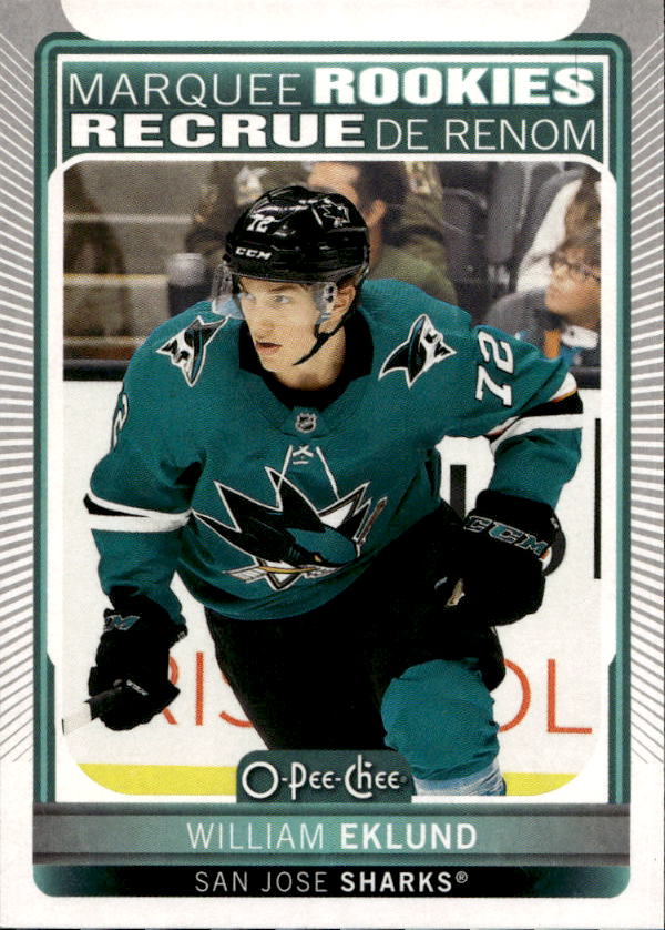 Rookie Marquee Rookies WILLIAM EKLUND 21-22 UD O-Pee-Chee OPC