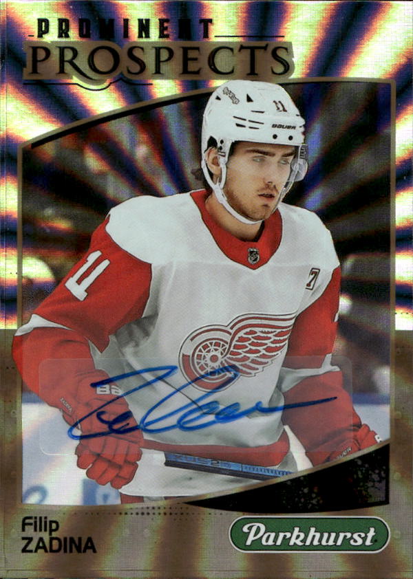 Auto Rookie Prominent Prospects FILIP ZADINA 19-20 UD Parkhurst