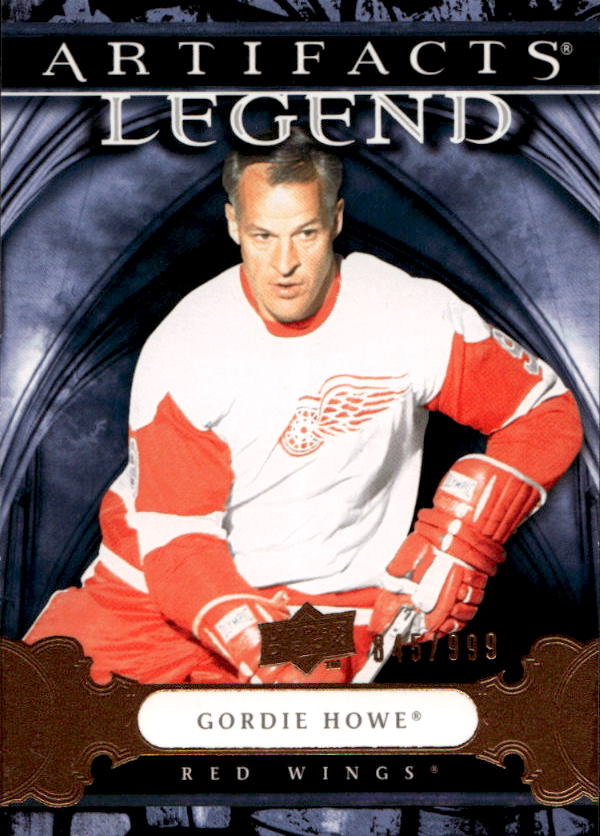 Artifacts Legend GORDIE HOWE 09-10 UD Artifacts /999