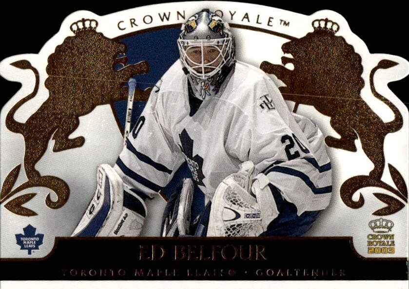 ED BELFOUR 02-03 Pacific Crown Royale (lehce barvy na kartě)