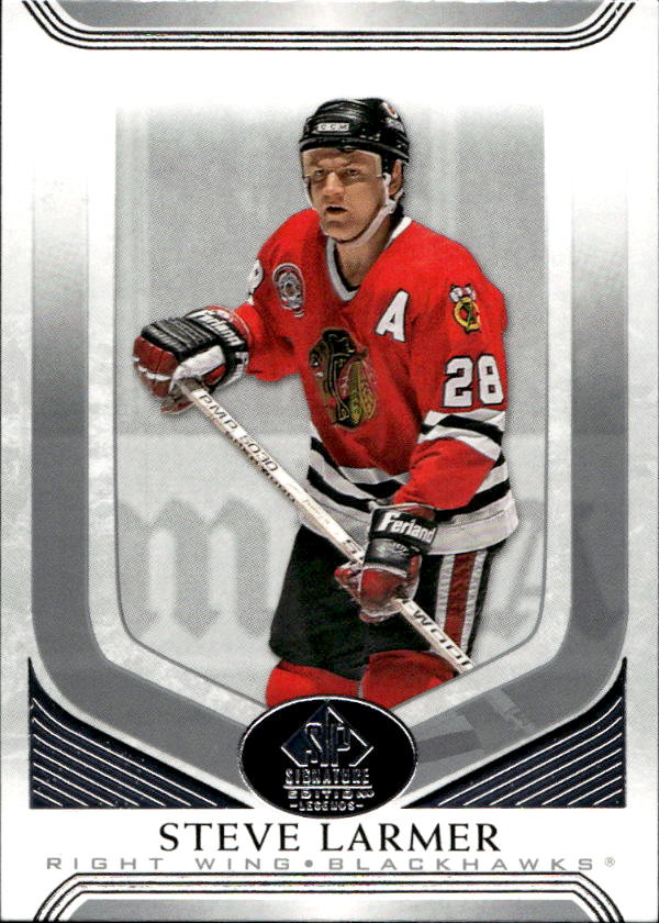 STEVE LARMER 20-21 UD SP Signature Legends