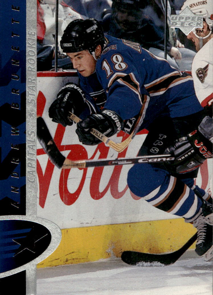 Star Rookie ANDREW BRUNETTE 96-97 Upper Deck