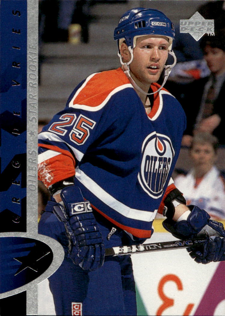Star Rookie GREG DE VRIES 96-97 Upper Deck