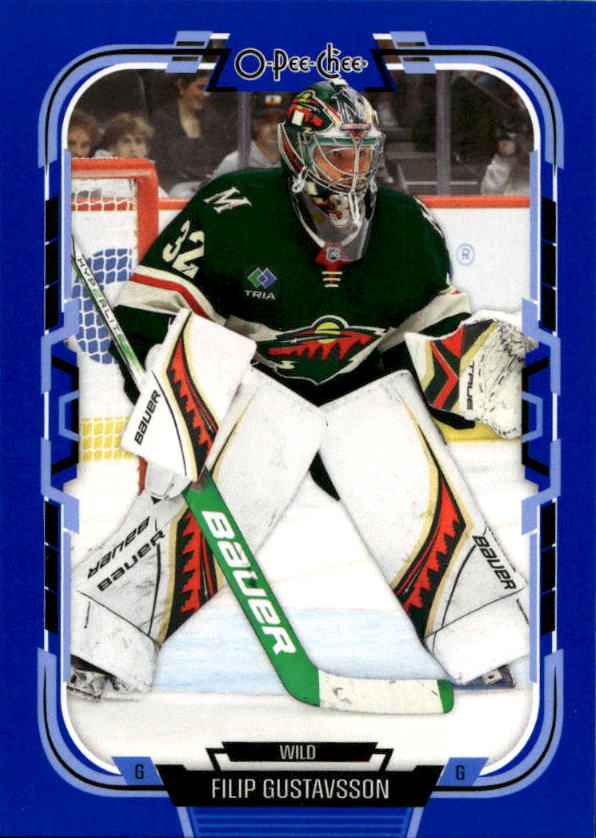 Blue Border FILIP GUSTAVSSON 25-26 UD O-Pee-Chee OPC
