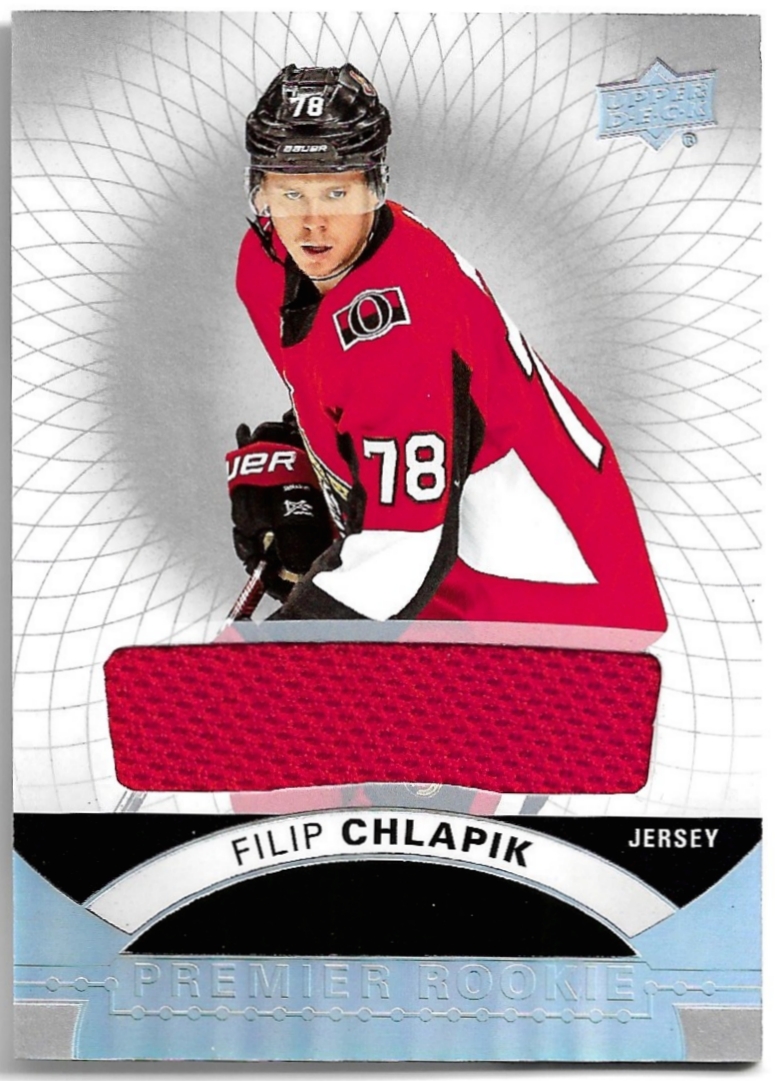 Jersey Rookie FILIP CHLAPÍK 17-18 UD Premier