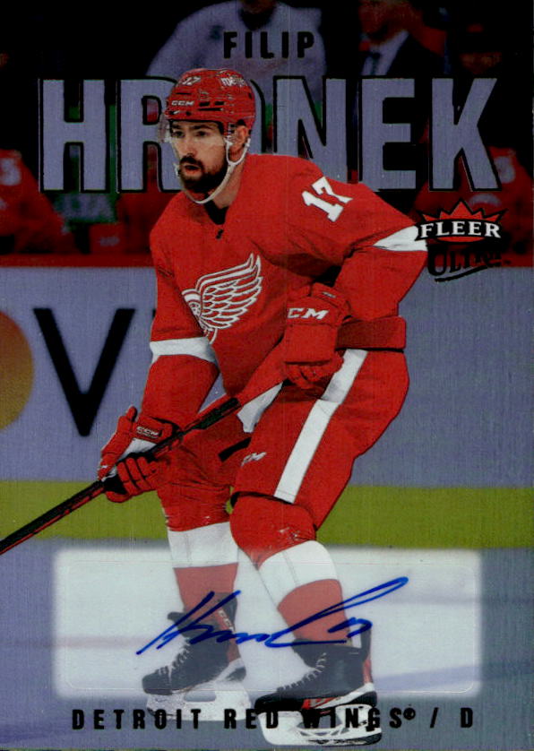 Auto FILIP HRONEK 21-22 UD Fleer Ultra
