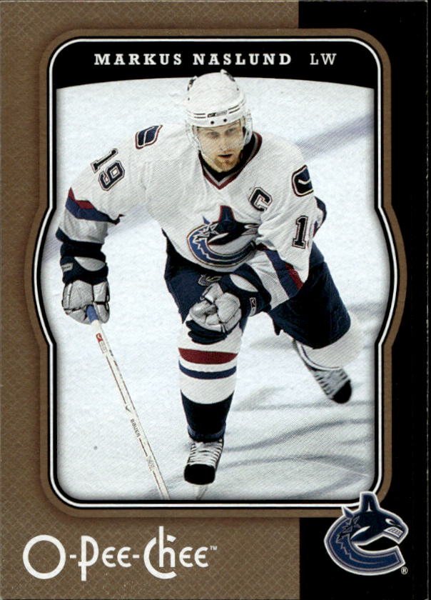 MARKUS NASLUND 07-08 UD O-Pee-Chee