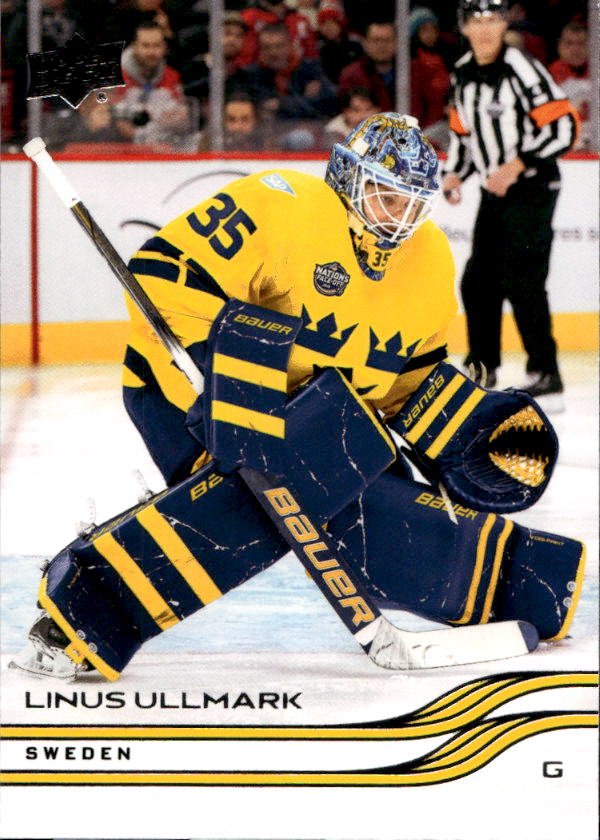 4 Nations Face-Off LINUS ULLMARK 25-26 UD Extended Series