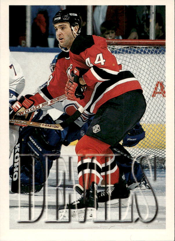 STEPHANE RICHER 95-96 Topps (chybí potisk na přední straně - chyba tisku)