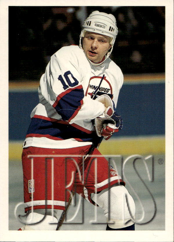 ALEXEI ZHAMNOV 95-96 Topps (chybí potisk na přední straně - chyba tisku)