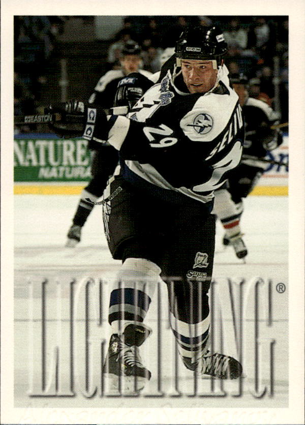 ALEXANDER SELIVANOV 95-96 Topps (chybí potisk na přední straně - chyba tisku)