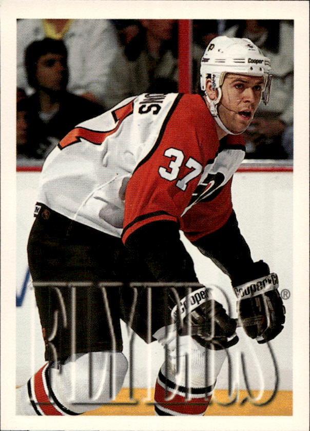 ERIC DESJARDINS 95-96 Topps (chybí potisk na přední straně - chyba tisku)