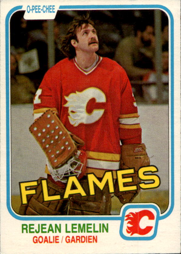 Rookie REJEAN LEMELIN 81-82 O-Pee-Chee (špatné hrany)