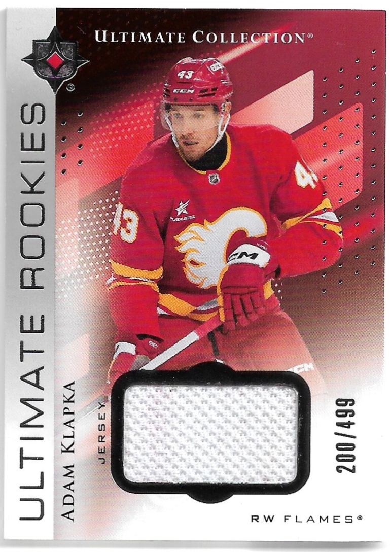 Jersey Rookie ADAM KLAPKA 24-25 UD Ultimate Collection /499