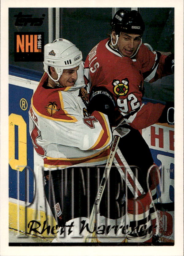 RHETT WARRENER 95-96 Topps