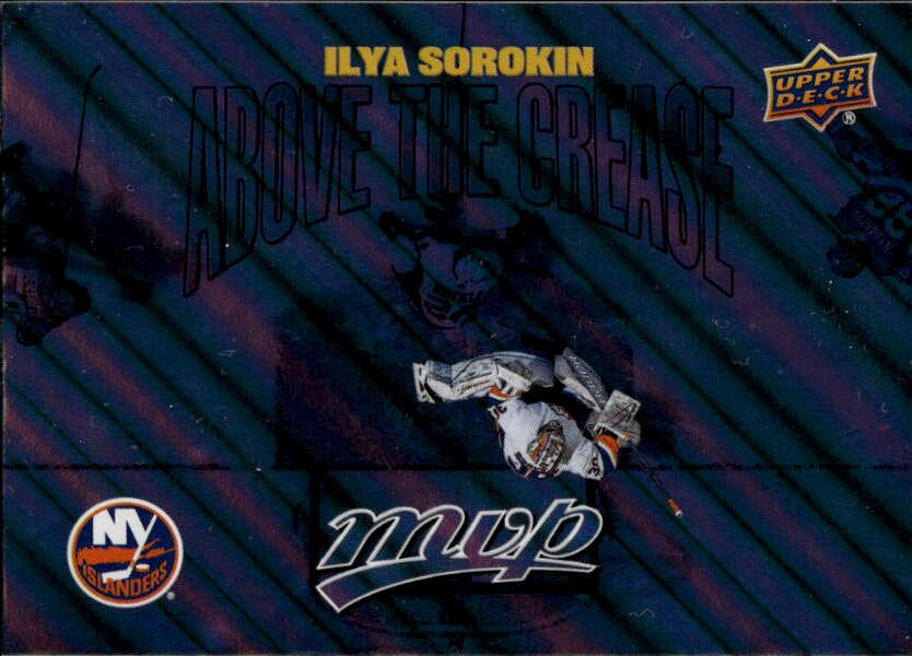 Above the Crease ILYA SOROKIN 24-25 UD MVP