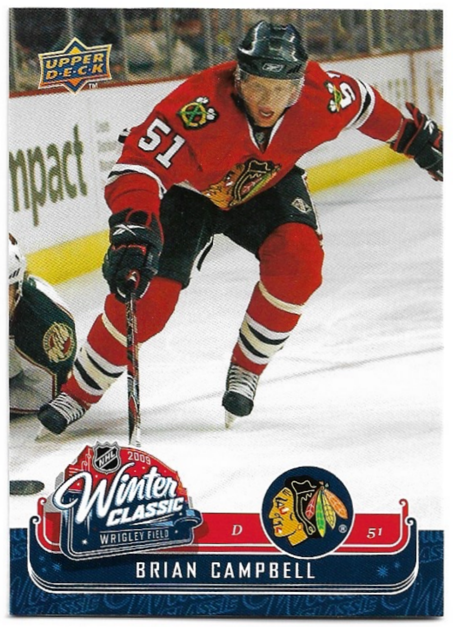 Winter Classic BRIAN CAMPBELL 08-09 UD MVP