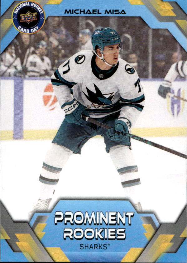 Prominent Rookies MICHAEL MISA 2026 UD National Hockey Card Day
