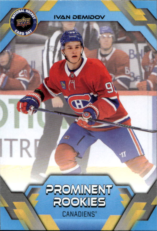 Prominent Rookies IVAN DEMIDOV 2026 UD National Hockey Card Day