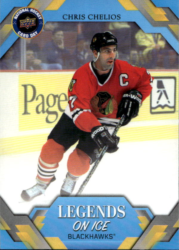 Legends on Ice CHRIS CHELIOS 2026 UD National Hockey Card Day
