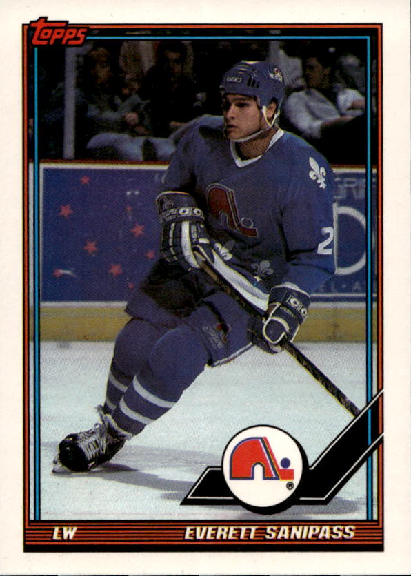 EVERETT SANIPASS 91-92 Topps