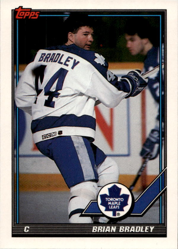 BRIAN BRADLEY 91-92 Topps