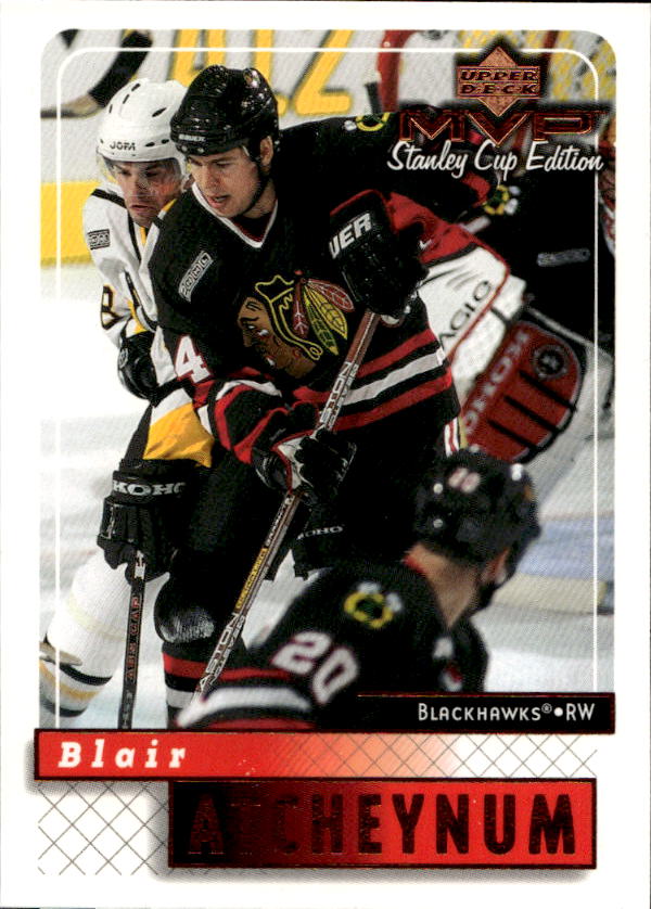 BLAIR ATCHEYNUM 99-00 UD MVP Stanley Cup Edition