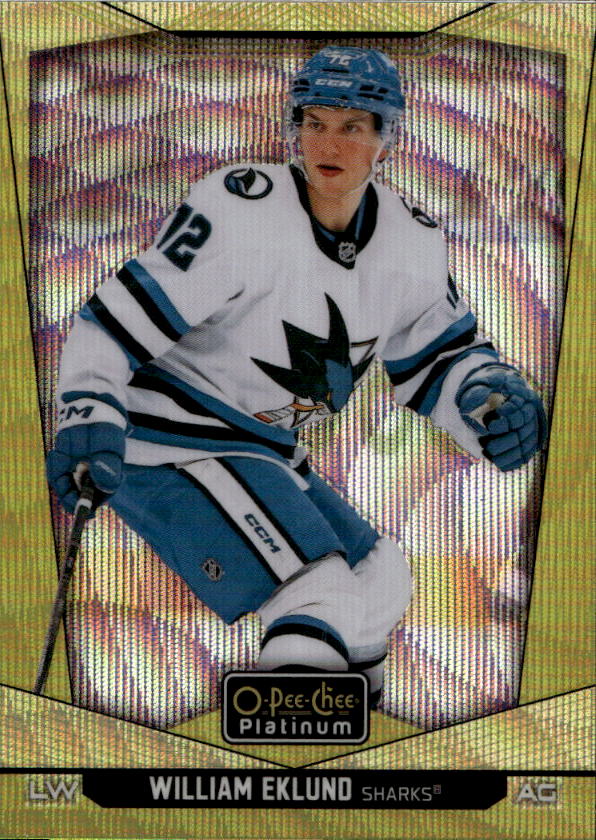 Neon Yellow Surge WILLIAM EKLUND 24-25 UD O-Pee-Chee OPC Platinum