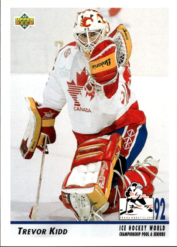 Ice Hockey World TREVOR KIDD 92-93 Upper Deck