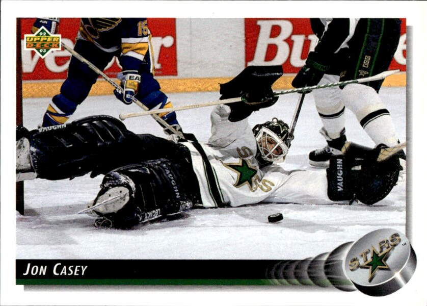 JON CASEY 92-93 Upper Deck