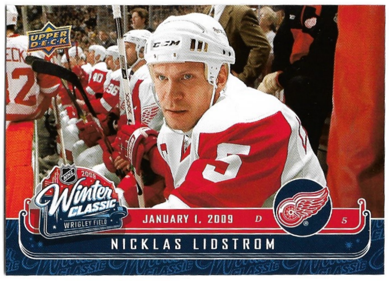 Winter Classic NICKLAS LIDSTROM 08-09 UD MVP