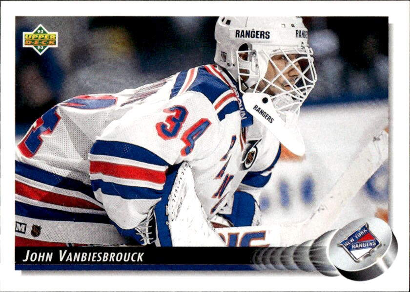 JOHN VANBIESBROUCK 92-93 Upper Deck