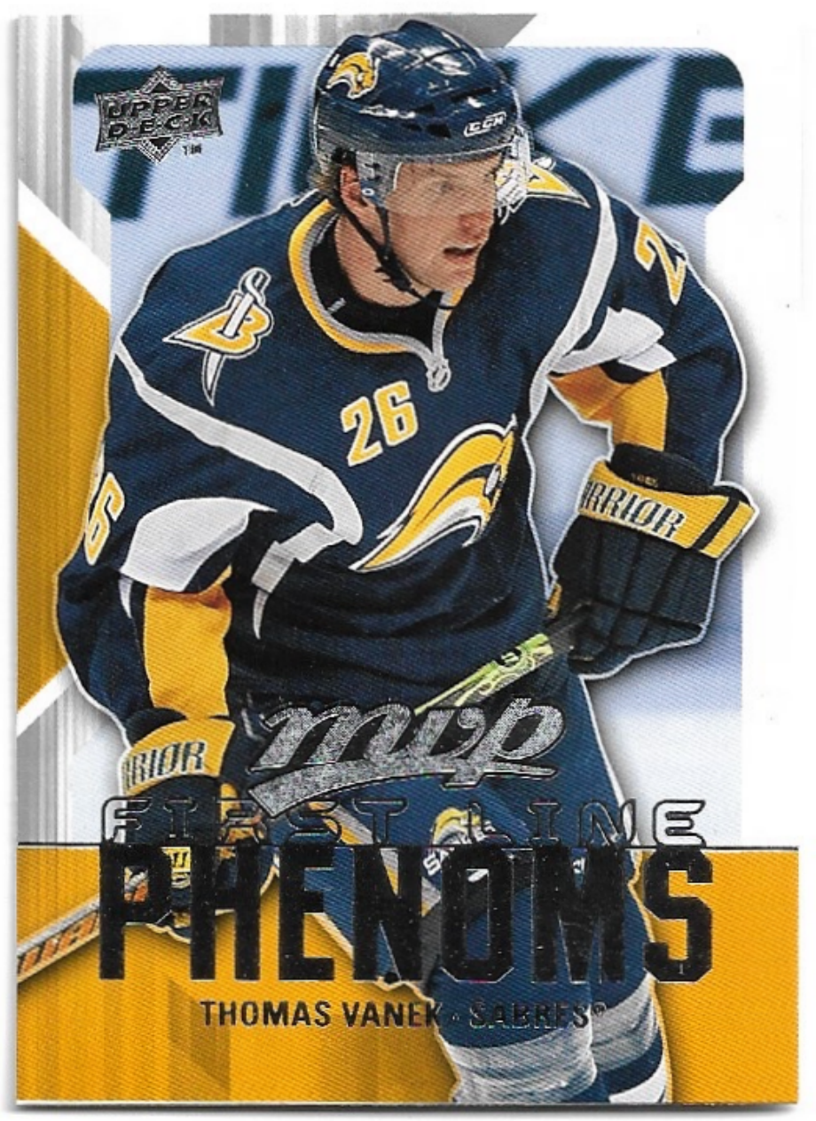 First Line Phenoms THOMAS VANEK 08-09 UD MVP