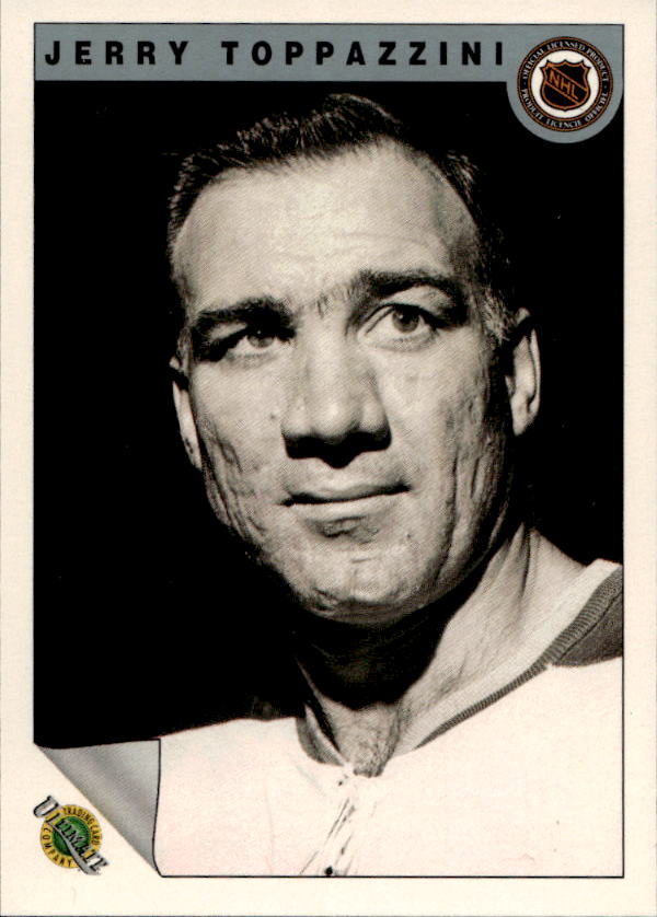 JERRY TOPPAZZINI 91-92 Ultimate Original Six