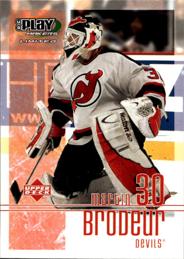 MARTIN BRODEUR 01-02 UD Play Makers Limited