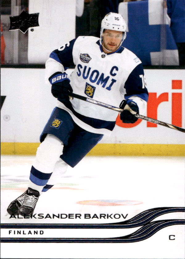 4 Nations Face-Off ALEKSANDER BARKOV 25-26 UD Extended Series