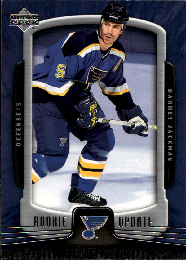 BARRET JACKMAN 05-06 UD Rookie Update