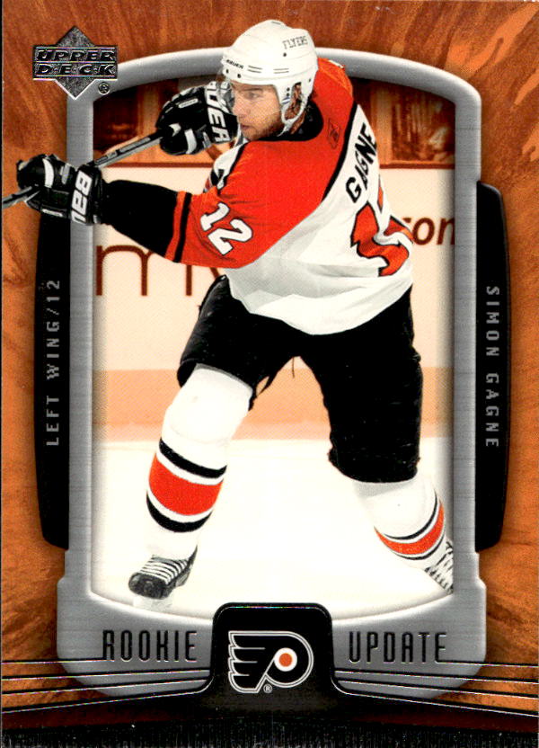 SIMON GAGNE 05-06 UD Rookie Update (lehce světlý růžek)