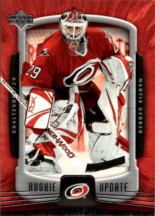 MARTIN GERBER 05-06 UD Rookie Update