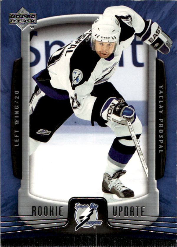 VÁCLAV PROSPAL 05-06 UD Rookie Update (špatná horní hrana)